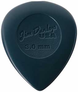 Dunlop Nylon Big Stubby Plektrum schwarz 3" 