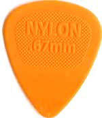 Dunlop Nylon Midi orange 0,67" Plektrum 