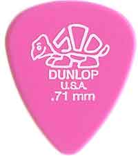 Dunlop Delrin 500 Standard Pick rosa 0,71" 