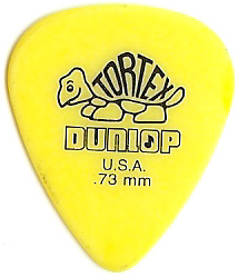 Dunlop Tortex Standard Picks gelb 0,73" 