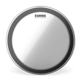 Evans 22" EMAD2 clear Bassdrum Fell 