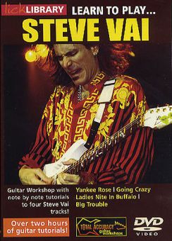 2DVD Learn to play Steve Vai 