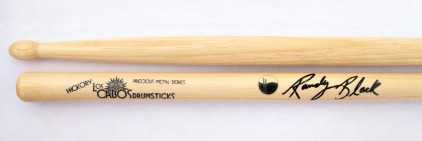 Los Cabos Randy Black Hickory Drumsticks 