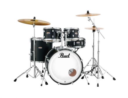 Pearl DMP925S Decade Maple Drumset, Satin Slate Black 