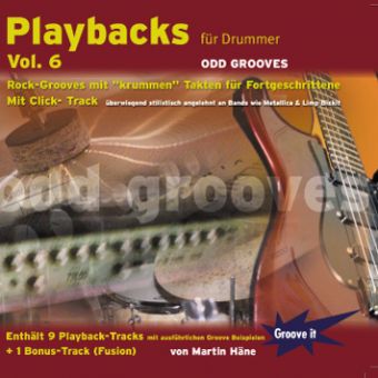 CD Playbacks für Drummer Vol. 6 - Odd Grooves 