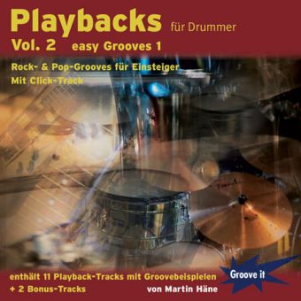 CD Playbacks für Drummer Vol. 2 - Easy Grooves 1 
