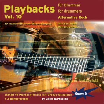 CD Playbacks für Drummer Vol. 10 - Alternative Rock 